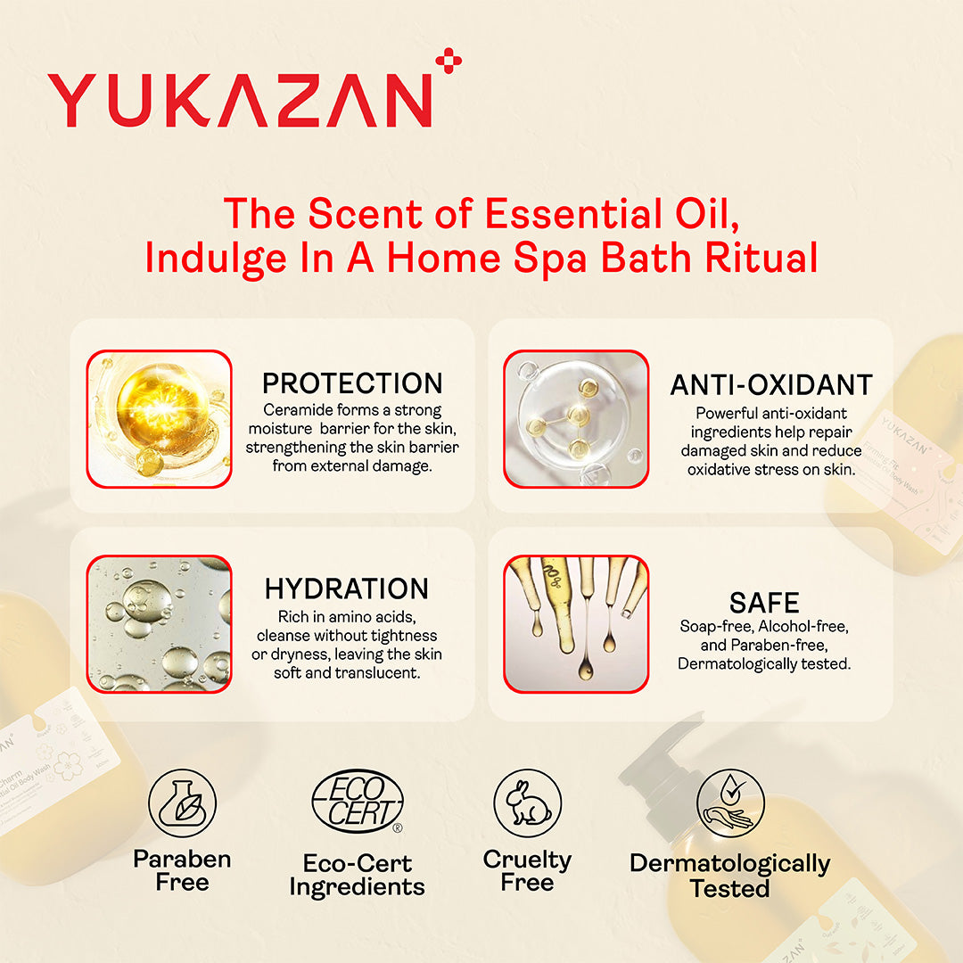 Yukazan Firming Fit Essential Oil Body Wash (300ml)